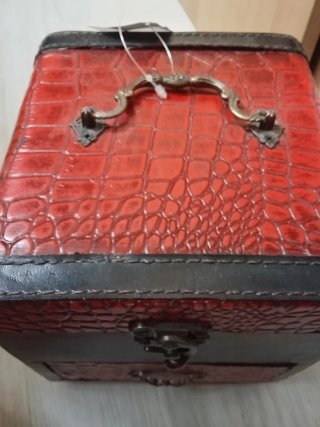 Reloj Joyero Madera Rojo/Negro Nuevo