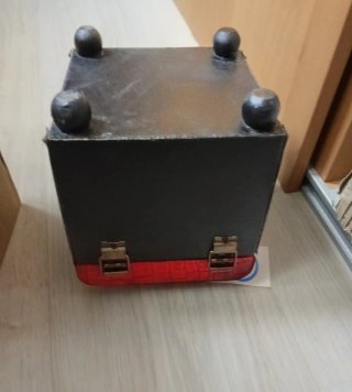 Reloj Joyero Madera Rojo/Negro Nuevo