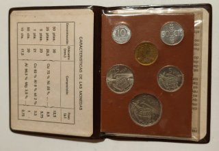 Portafoglio Ufficiale Monete 1957 Stella 75 FNMT