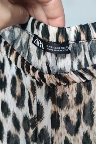 Pantalones Zara Animal Print Talla S