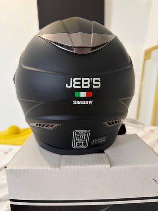 Casco Integral JEB'S Shadow Thunder Negro Mate