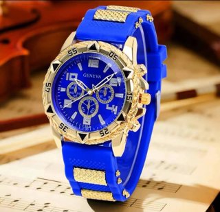 Reloj Azul y Dorado para Hombre