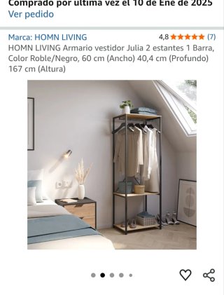 HOMN LIVING Armario vestidor Julia