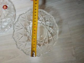 Bombonera de Cristal y Plata nueva