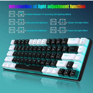 Teclado Mecánico Gaming Goshyda 68 Teclas