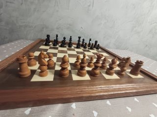 Ajedrez de madera