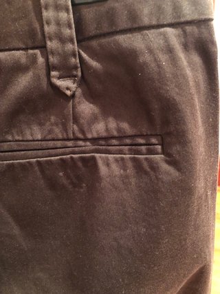 Pantalón pirata Capri Zara marrón T.38