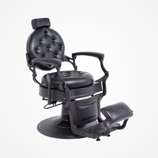 Sillón Barbero Negro Olimpo Black Italor