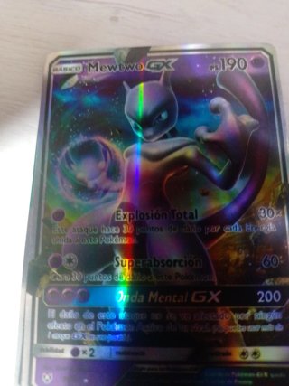 Carta Pokémon Mewtwo GX 190 HP