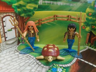 Lote Playmobil Sirenas y Tortuga