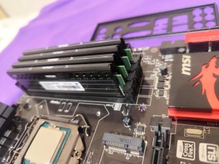 MSI Z87-GD65 + i7 4790K + 32GB RAM Patriot Viper