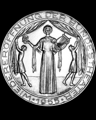 PLATA AUSTRIA 1955 25Sh S/C