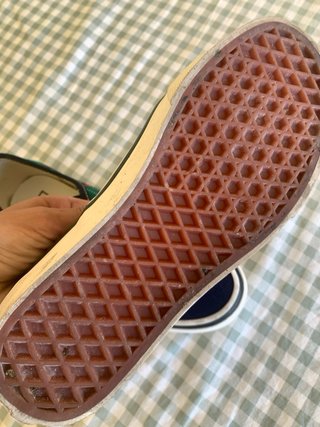 Zapatillas Vans Cuadros y Pana Azul