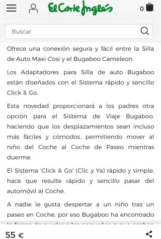 Adaptador Maxicosi Bugaboo