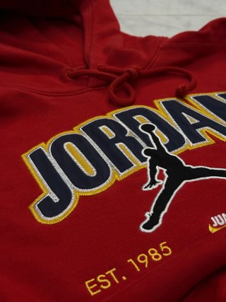 Sudadera Jordan Roja con Logo Jumpman