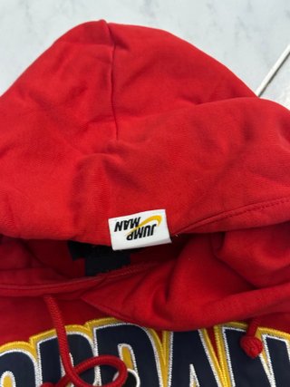 Sudadera Jordan Roja con Logo Jumpman