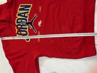 Sudadera Jordan Roja con Logo Jumpman
