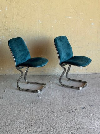 Sillas Italianas Gastone Rinaldi Terciopelo