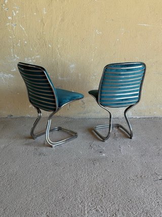 Sillas Italianas Gastone Rinaldi Terciopelo