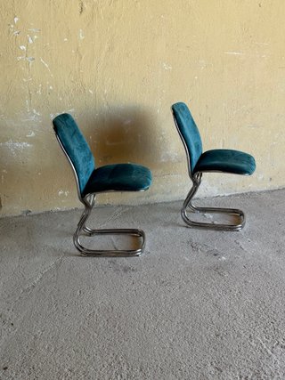 Sillas Italianas Gastone Rinaldi Terciopelo