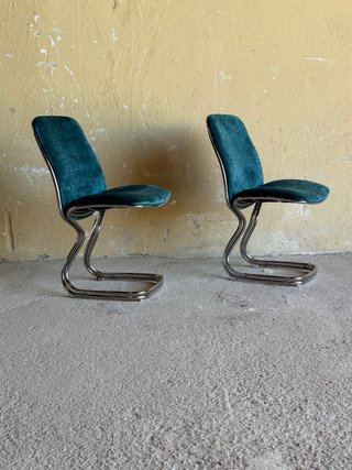 Sillas Italianas Gastone Rinaldi Terciopelo