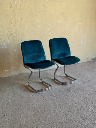 Sillas Italianas Gastone Rinaldi Terciopelo
