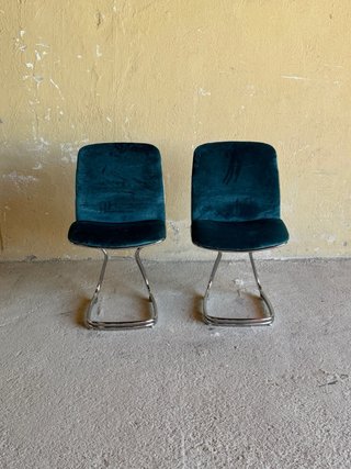 Sillas Italianas Gastone Rinaldi Terciopelo