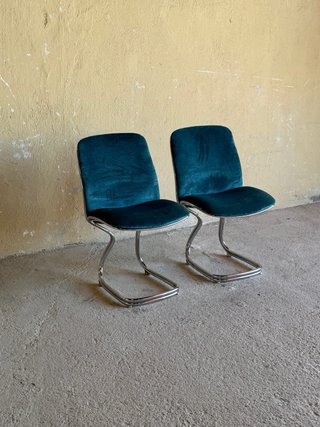 Sillas Italianas Gastone Rinaldi Terciopelo
