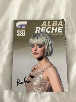 CD Alba Reche Firmado Operación Triunfo 2018