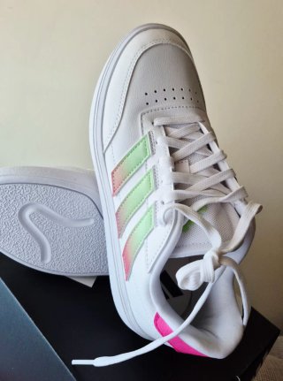 Zapatillas Adidas Courtblock Blancas Talla 38 2/3