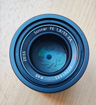 Objetivo Sony FE 55mm F1.8 ZA Full-Frame