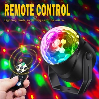 4 unidades Luz Bola Disco LED Decorativa RGB