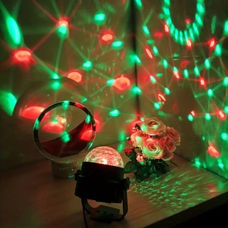 4 unidades Luz Bola Disco LED Decorativa RGB