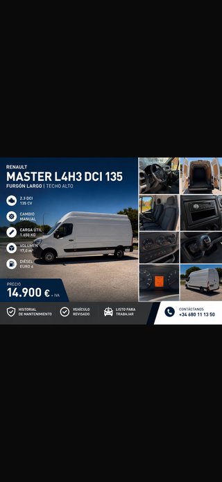 Renault Master L4H3 2021