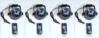 4 unidades Luz Bola Disco LED Decorativa RGB
