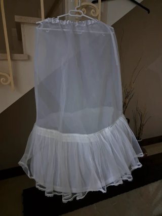 Cancán comunión blanco