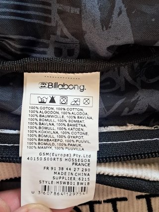 Riñonera Billabong Cord Blanca