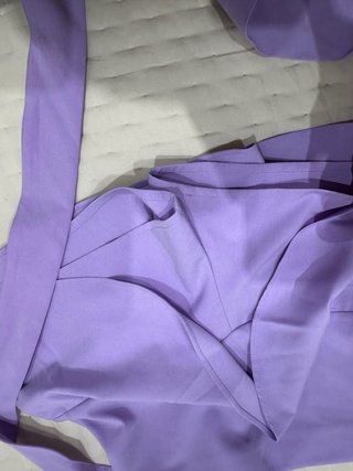 Falda-pantalón Zara Morado