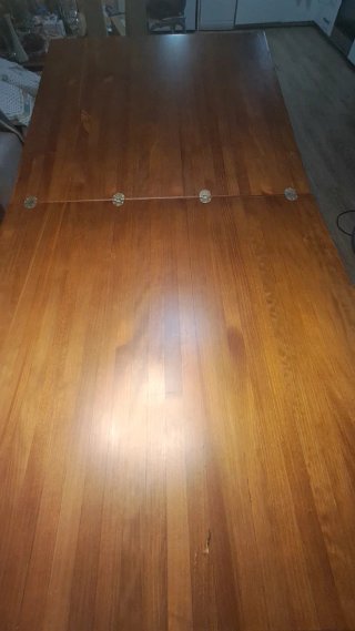 Mesa de comedor extensible madera pino