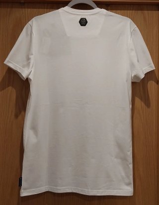 T-shirt Philipp Plein Skull Branca