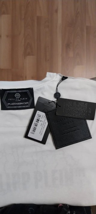 T-shirt Philipp Plein Skull Branca