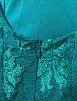 Vestido largo verde para eventos