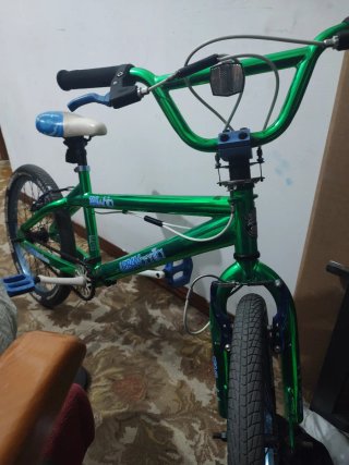Bicicleta bmx Verde