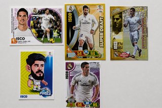 Lote 5 Cromos Isco