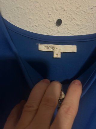 Vestido Maje azul con cremallera