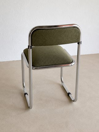 Sillas Cantilever Italianas Verdes