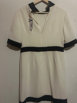 Vestido El Ganso Blanco y Negro