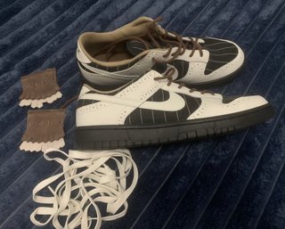 Nike Dunk Low LX Negro Marrón Blanco