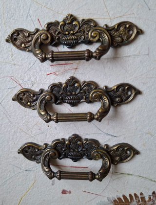 3 TIRADORES PARA CAJÓN VINTAGE