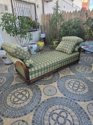 Diván antiguo estilo chaise longue